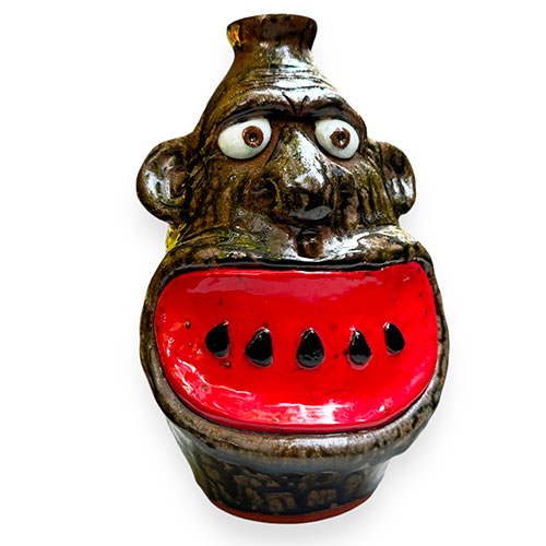 Brian Wilson 10.75" Watermelon Mouth Face Jug DP4543